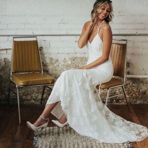 Boho Lace Wedding Dress